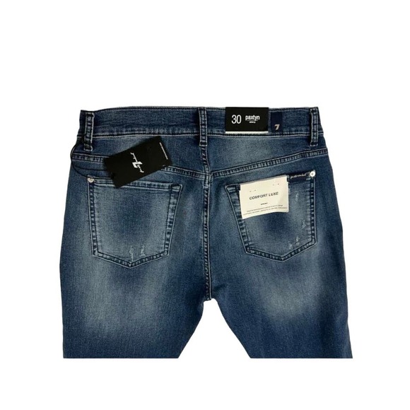 NWT! 7 for All Mankind Paxtyn Superlative Skinny Jean 30W X 32L - Picture 8 of 8